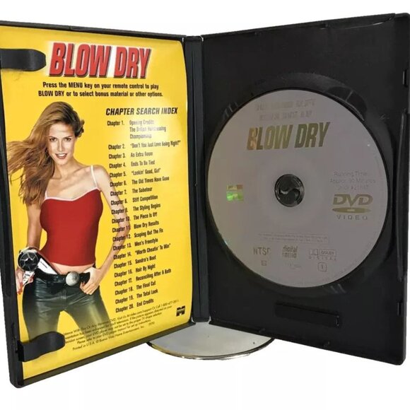 Blow Dry DVD, Josh Hartnett, Alan Rickman, Rachael Leigh Cook, Heidi Klum, OOP - Picture 3 of 5